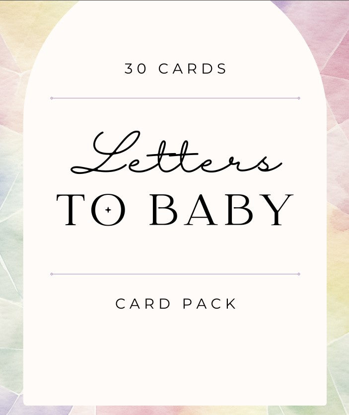 Letters to Baby Card Pack plus Bonus Babyproofing Your Home Checklist